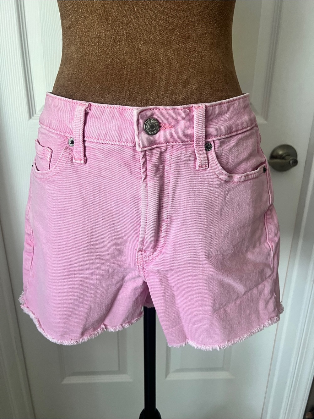 Old Navy Pink Denim Cutoff Shorts